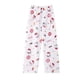 thumbnail image 1 of Anime Pajamas for Women Girls Cartoon Flannel Cat All Over Print Christmas Halloween Sleep Pajama Pants, 1 of 3