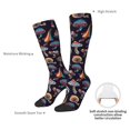 thumbnail image 4 of KLL Mushroom Doodle Print Cool Socks Men's Women's Crew Socks Funny Crazy Novelty Stockings, 4 of 6