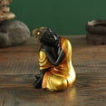 thumbnail image 2 of Estatua de Buda de resina del sudeste asiático, 6 cm, 118 g, 2 of 3