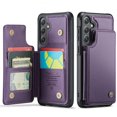 thumbnail image 1 of Funda para Samsung Galaxy S23 FE con tarjetero, funda tipo cartera para hombre y mujer con bloqueo RFID, funda de piel resistente con soporte y cierre magnético, a prueba de golpes, 1 of 10