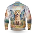 thumbnail image 2 of Welcome Spring Fairy Golden Retriever in Flower Meadow All Over Print 3D Baseball Jacket Goldens Dog Lover Gifts Idea Bomber Jacket Softball - 13002, 2 of 6