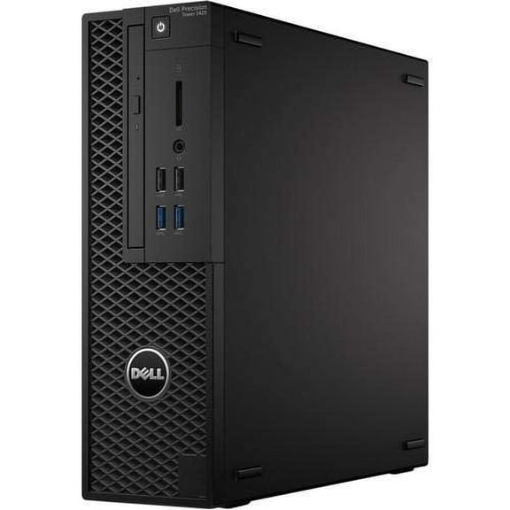 Restored Dell Precision 3420 SFF Workstation Desktop | Core i5 - 6500 - 512GB SSD Hard Drive - 16GB RAM | 4 cores @ 3.6 GHz Win 10 Pro Black (Refurbished)