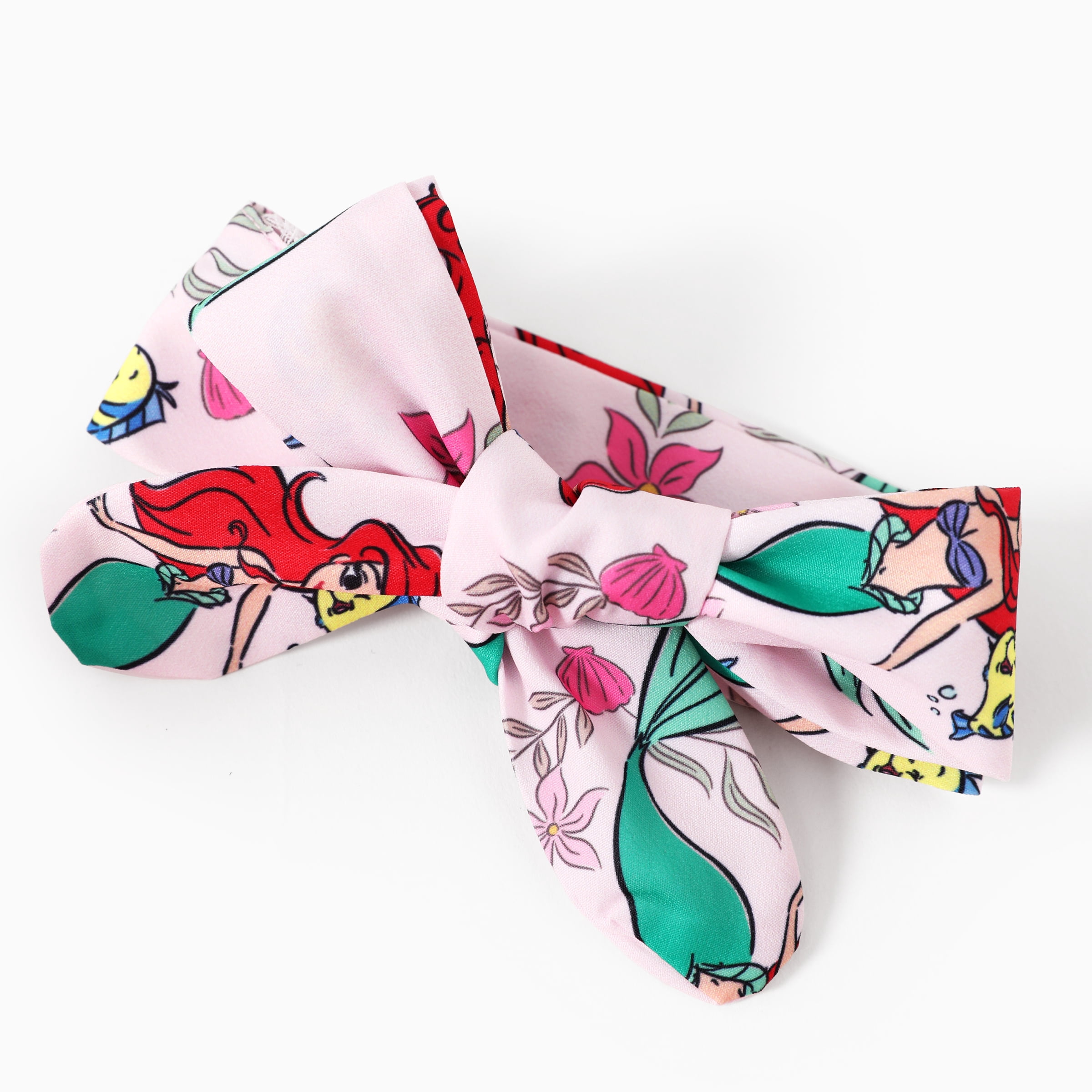 Disney Baby Clothes 3pcs Princess Ariel Graphic Romper Bodysuit Pants Outfit Set with Headband Shower Gifts Newborn Infant