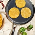 thumbnail image 2 of HexClad Hybrid Nonstick 12-Inch Griddle Pan, Stay-Cool Handle, Dishwasher-Friendly, Oven-Safe Up to 900°F, Induction Ready, Compatible with All Cooktops, 2 of 4