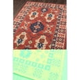 thumbnail image 3 of Momeni Tangier 7'6" X 9'6" Traditional Hand Tufted Wool Rug in Red, 3 of 4