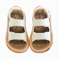 thumbnail image 5 of Godom Girl Sandals Summer Open Toe Flats Shoes Dress Sandal for Toddler Little Big Kid, 5 of 7