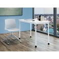 thumbnail image 4 of Olio Designs Spright Wood Top Work Table Desk in White and Black Coffee, 4 of 4