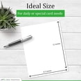 thumbnail image 2 of Linen Cardstock Natural 8.5x11" Heavyweight 80 lb cover Card Stock 50 Sheets - Ideal Traditions, 2 of 5