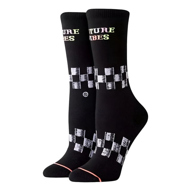 Calcetines Stance Future Vibes Para Mujer Color Multicolor Modelo W525D18FUTBLK
