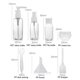 thumbnail image 2 of Kit de botellas de viaje, juego de contenedores de artículos de tocador portátiles a prueba de fugas, contenedores de cosméticos de tamaño de vuelo de PET transparente para loción, champú, crema,, 2 of 5