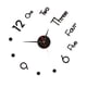 thumbnail image 2 of Matsuzay Reloj de pared DIY acrílico espejo reloj pegatina dormitorio sala de estar decoración Decoración del hogar negro, 2 of 6