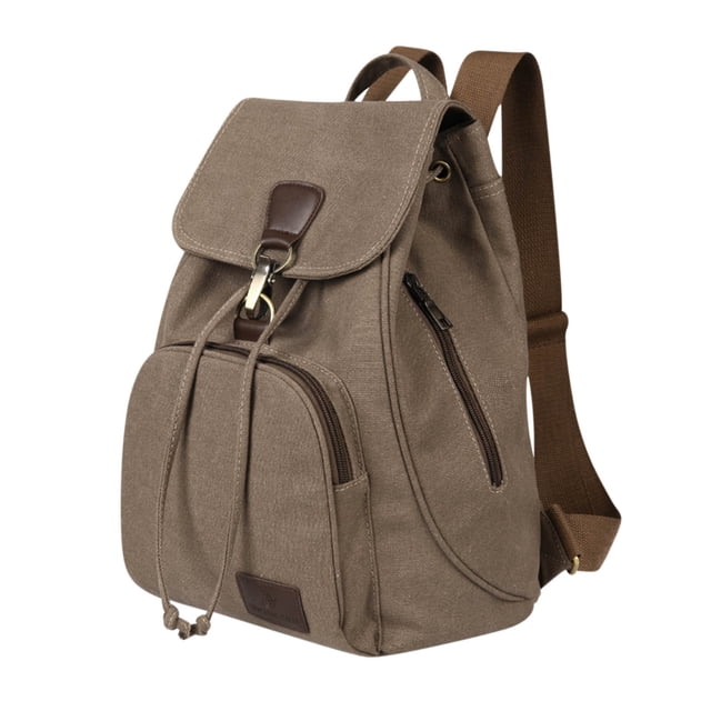 Agiferg Vintage Canvas Backpack Outdoor Travel Hiking Rucksack School Bookbags