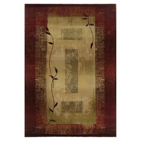 Brick Red Oriental Rug - Oriental Weavers Generations 544X Vine Area Rug - Red