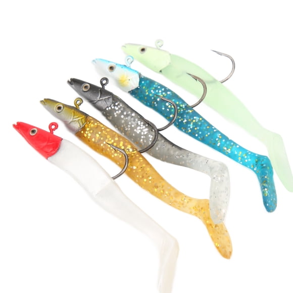 Juego de cebos artificiales, kit de señuelos de pesca blandos, juego de cebos, señuelos de pesca, juego de aparejos, tecnología avanzada