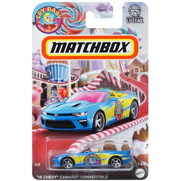 Matchbox Candy 2024 '16 Chevy Camaro Convertible Diecast Car