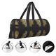 thumbnail image 3 of Fotbe Gold Mandala Bolsa Deportiva de Lona Plegable con Estampado, Bolsa de Gimnasio con Bolsillo Seco/Húmedo, Bolsa de Viaje Ultraligera de Gran Capacidad, 3 of 6
