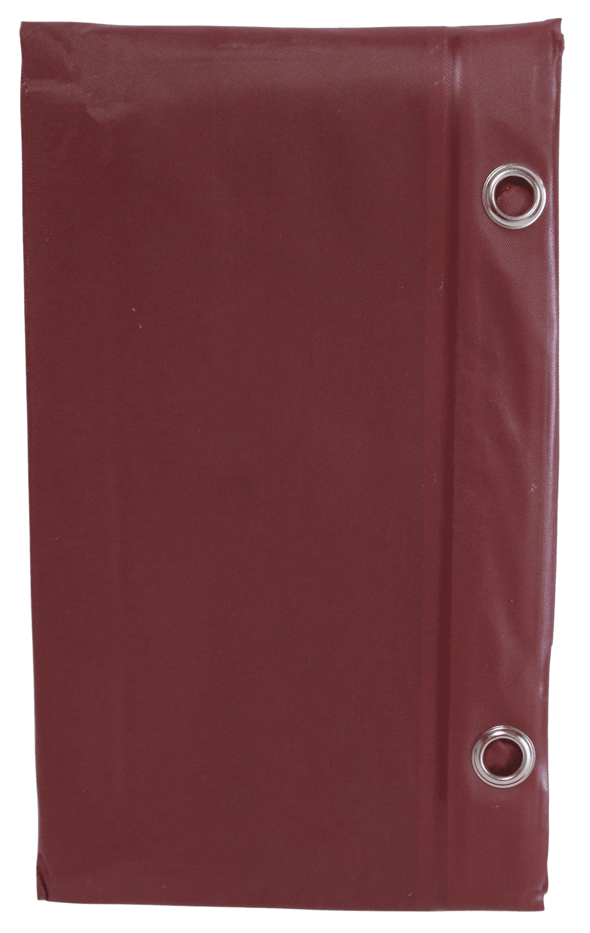 Shower Curtain Liner Burgundy PVC Lightweight Rustproof Metal Grommets, Weighted Magnetic Bottom 70" x 72"