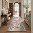 thumbnail image 3 of KUETH 5x7 Low Pile Flower Rug for Living Room, Machine Washable Soft Non Slip Backing Area Rug, Dusty Pastel Rug for Bedroom Dining Room, 3 of 4