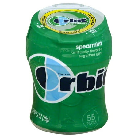 UPC 022000015297 product image for Orbit, Sugar Free Spearmint Chewing Gum, 2.7 Oz, 55 Ct | upcitemdb.com