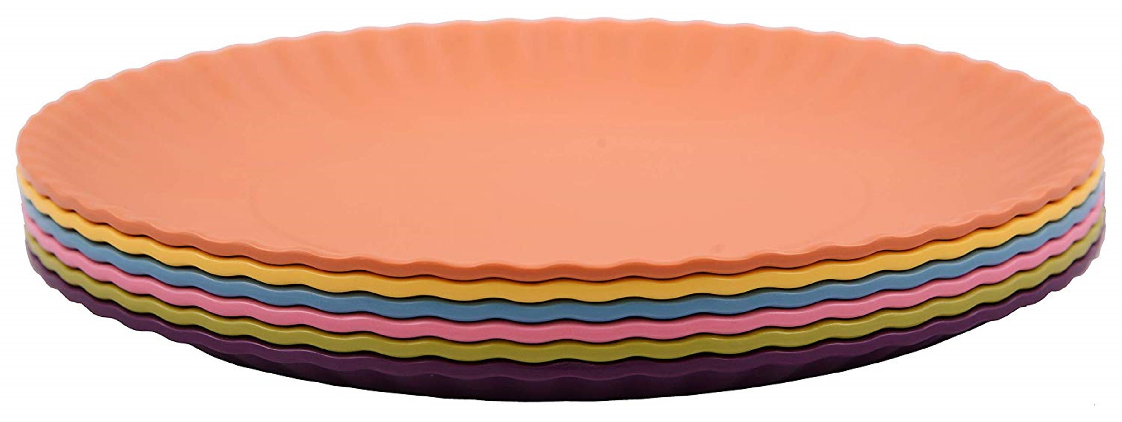 Melange 36Piece 100 Melamine Dinner Plate Set (Paper Plate Collection