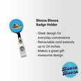 thumbnail image 2 of Cowgirl Hat Tan Western Country Retractable Reel ID Badge Key Card Name Tag Holder with Clip, 2 of 7