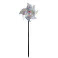 thumbnail image 2 of Pinwheel Orchard Repelente de pájaros Repelente de pájaros Repelente de pájaros reflectante para proteger jardín, huerto, patio, techo, más seguridad, instalación de imagen de referencia, 4 piezas Namotu ZH-450, 2 of 7