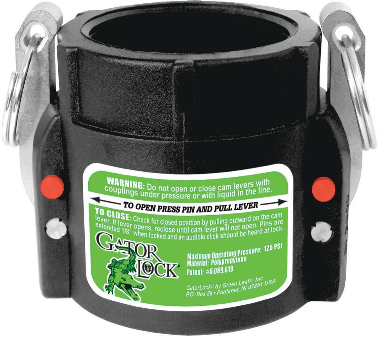 Green Leaf Inc Coupler Cam Lock F 2In Thread GLP 200 D