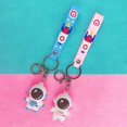 thumbnail image 5 of Cartoon Keychain ,2 pcs Creative Lovely Kawaii Astronaut Personalized Keyring Pendant Creative Small Gift, 5 of 5
