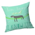 thumbnail image 3 of simhoa Standard Velvet Linen Animal Pattern Pillowcase Pillowslip Home Decoration Sloth 45x45cm, 3 of 8