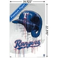 thumbnail image 3 of MLB Texas Rangers - Drip Helmet 22 Wall Poster, 14.725" x 22.375", 3 of 8
