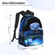 thumbnail image 2 of Balery Blue Viper Snake 2 Mochila para Mujeres y Hombres, Mochila Ligera Casual para Viajes, Mochila Clásica Básica para la Universidad, 2 of 6