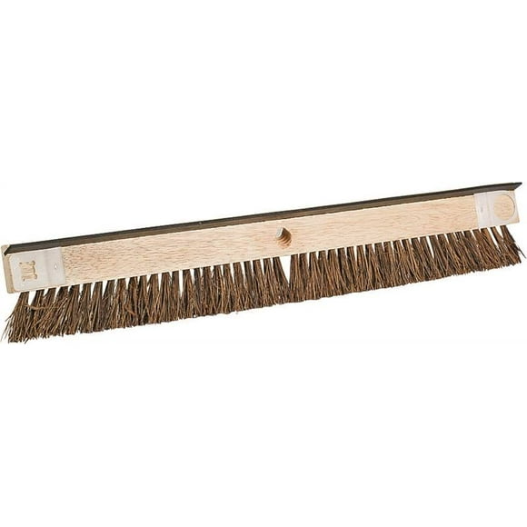 DQB 11920 Brosse de Revêtement d'Allée avec 24 dans la Poignée, 24 dans la Brosse, Garniture de Poils de Fibre, Fileté