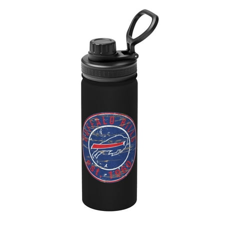 

Buffalo_Bills Stainless Steel Insulated Tumblers with Lid Water Bottle 18oz Travel Coffee Mug Double Wall Vacuum Insulated Home Office Water Cup Gifts for Women Men