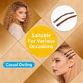 thumbnail image 2 of Bobby Pins for Thick Hair Curved Bob Pin, Professional Metal Heavy  Hairpins for Women Girls & Styling Accessories, 100 count with Box (Brown), 2 of 6
