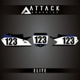 thumbnail image 2 of Attack Graphics Elite Restyle Number Plate Backgrounds Compatible with Cycra Powerflow Body Kit for Yamaha YZ250FX 2020, 2 of 4