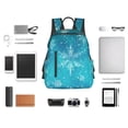 thumbnail image 4 of Honeii Christmas Snow Print Lightweight Backpacks,Carry on Backpack,Durable Backpack for School, Work & Travel, 4 of 7