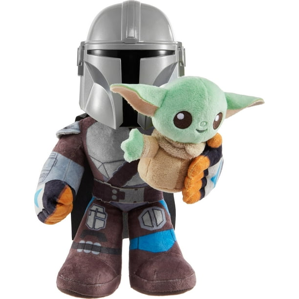 Set de peluche Mattel Star Wars Clan of Two Mandalorian con Grogu