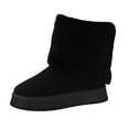 thumbnail image 2 of POROPL Mid Calf Boots for Women Fleece Fleece Warmknight Shoes,Boots Size 5.5, 2 of 3