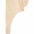 thumbnail image 3 of 3 1/2"W x 8"D x 12"H Yorktown Smooth Corbel, Douglas Fir, 3 of 9