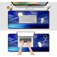 thumbnail image 3 of Gaming Large Mouse Pad for Desk 35.4\u201c x 15.7 ", Big Size Blue Moon Over Sea Mouse Pads, Long Non-Slip Rubber Base Computer Mousepad for Full Desk Mat, 3 of 5