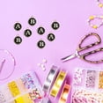 thumbnail image 6 of Alphabet A-Z Enamel Letter Charm Jewelry Charm Enamel Initial Charm Gold Black Pendant Charm, 52 Pack, 6 of 6