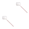 thumbnail image 3 of letairis Stainless Steel Mirror for Checking Eyelash Applying Tools Extension Pink 2PCS, 3 of 6