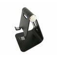 thumbnail image 5 of FixtureDisplays® Multi-Angle Cell Phone Stand, Aluminum Desktop Cellphone Stand with Anti-Slip Base and Convenient Charging Port, Fits All Smart Phones, Black 18156, 5 of 5