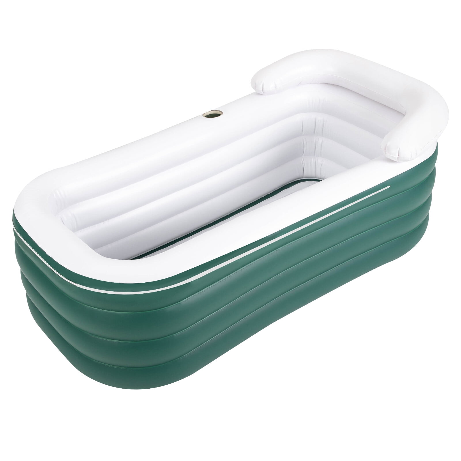 Spa Adult Bath Tub Inflatable Bathtub Hot Water Bath w/ Electric Air Bump Green