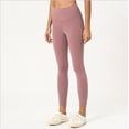 thumbnail image 1 of Pantalones de yoga de doble cara Pantalones de yoga recortados de estilo agradable para la piel para mujer Pantalones de yoga de cintura alta para la cadera, 1 of 4