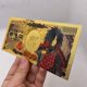 thumbnail image 1 of Billete conmemorativo de oro de Anime Naruto, Sasuke, figura coleccionable, juguetes de Naruto, productos de animación, colecciona tarjetas, regalos Fivean Figuras de anime, 1 of 2