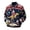 Dark Blue, variant on Men Corduroy Work Jacket Lapel Collar Long Sleeve Zip Christmas Outerwear with Pocket Casual Santa Dinosaur Print Fall Winter Coats Light Brown XL