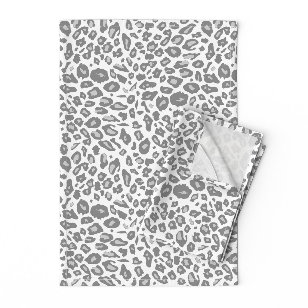 leopard-print-spots-cheetah-animal-linen-cotton-tea-towels-by-roostery