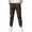 V199-Brown, variant on WhouRiu Boys Casual Pants Solid Color Loose Elastic Waist Straight Leg Trousers Kids Lightweight Breathable Everyday Wear,4-5 Years