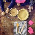 thumbnail image 2 of Hweilai 22Pcs Girl Kids Kitchen Role Play Cooking Apron Chef Hat Baking Tools Toy, 2 of 6